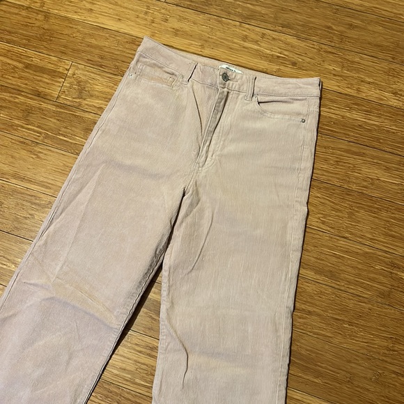 Blush Pink Forever 21 Corduroy Pants Size L - Picture 2 of 7